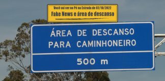 Fake news nas eleições e construção de áreas de descanso Área de descanso em construcão e fake news nas eleições