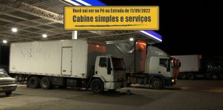 Pernoite em cabine simples e serviços na estrada Pernoite em cabine simples e serviços na estrada