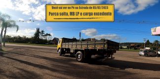 Indicador de porca solta, caminhão restaurado e carga excedente Indicador de porca solta, caminhão restaurado e carga excedente