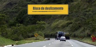 Risco de deslizamento de terra Risco de deslizamento de terra