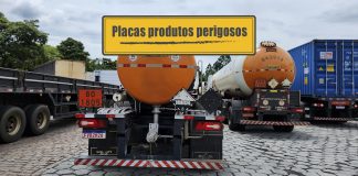 Placas de identificação de produtos perigosos Placas produtos perigosos