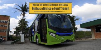 Ônibus 100% elétrico e utilitário de carga e passageiro Ônibus 100% elétrico