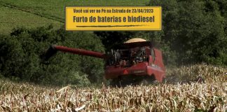 Furto de baterias e problemas com o biodiesel Furto de baterias e problemas com o biodiesel