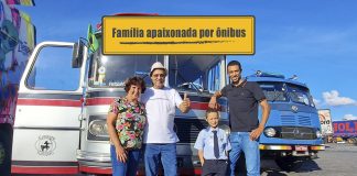 Três gerações apaixonadas por ônibus Três gerações apaixonadas por ônibus