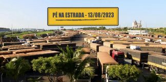 Inventor da chave lock e caminhoneiro por influência Estacionamento para caminhões do Posto Valen em São Luís/MA