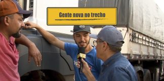 Gente nova no trecho Roberti e Lucas, caminhoneiros há 3 anos e Pedro Trucão