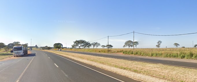 Trecho da BR-365 próximo a Xapetuba (MG). Imagem: Google Maps