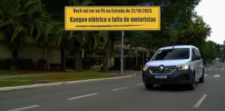Kangoo elétrico e falta de motoristas profissionais Kangoo elétrico da Renault