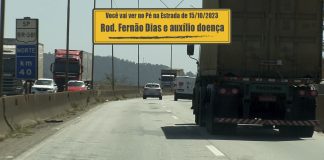 Pavimento da Fernão Dias e auxílio doença Rodovia Fernão Dias