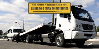 História no guincho e falta de motorista com experiência