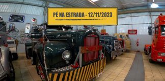 Monitoramento na boleia e museu de caminhões Caminhões antigos