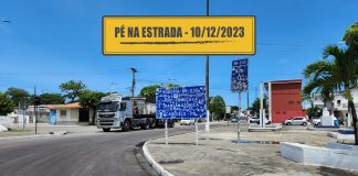 Mais biodiesel no diesel e exame toxicológico vencido Placa de onde começa a Transamazonica em Cabedelo/PB