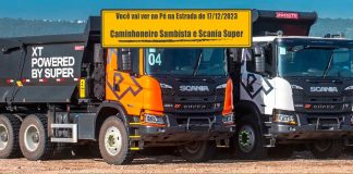Caminhoneiro sambista e Scania Super