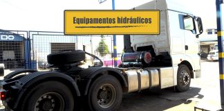Equipamentos hidráulicos para caçamba Cavalo mecânico com kit hidráulico instalado