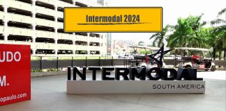 Intermodal 2024 Toten da Intermodal 2024 na entrada da feira