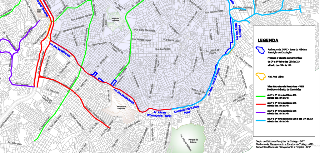 Atenção: caminhões não estão liberados do rodízio de placas em São Paulo