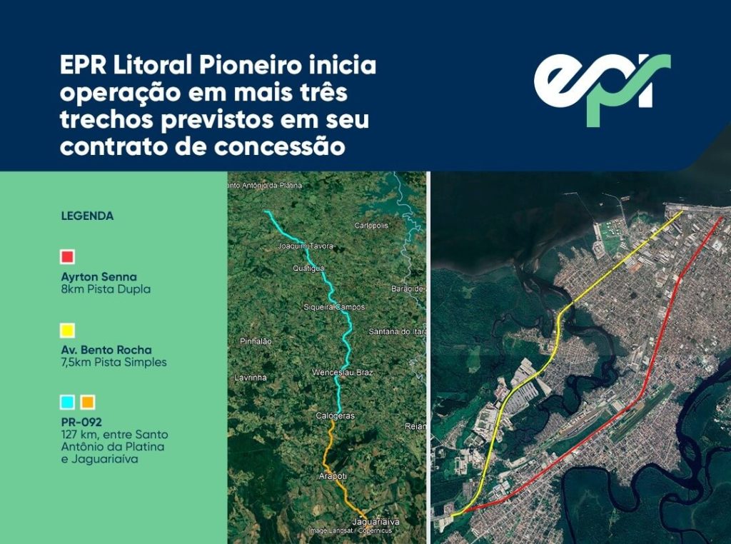 Acesso ao Porto de Paranaguá inicia operação em duas avenidas nunca concessionadas
