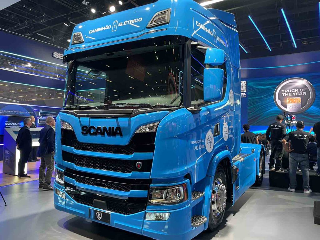 Caminhão elétrico da Scania