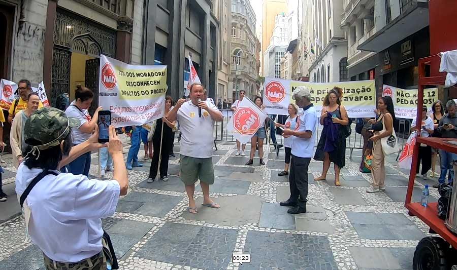 Protesto Nova Raposo na B3 