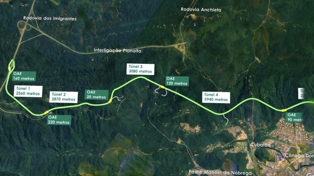 Sistema Anchieta-Imigrantes vai ganhar terceira pista
