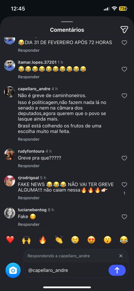 E a greve não aconteceu