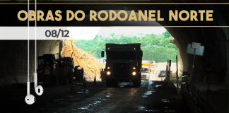 Obras do Rodoanel Mário Covas, trecho norte, em São Paulo Obras Rodoanel Norte