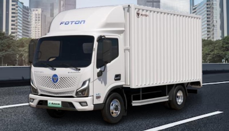 Foton aposta na mobilidade elétrica e lança 7 veículos comerciais
