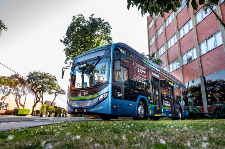 Ônibus Padron a biometano com piso baixo será um dos destaques da Lat.Bus