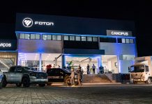 Expansão chinesa: Foton inaugura sua 78ª concessionária e deve chegar a 100 lojas em 2027 Expansão chinesa: Foton inaugura sua 78ª concessionária e deve chegar a 100 lojas em 2027